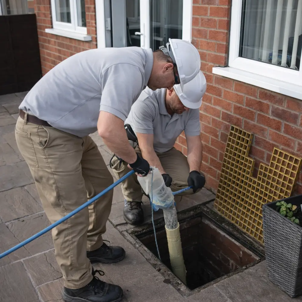 Blocked drain repair service in Fulham